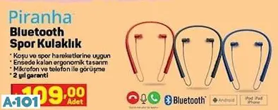 PİRANHA BLUETOOTH KULAKLIK